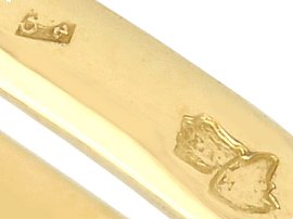 Antique Gold Diamond Solitaire Ring