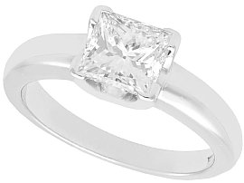 1.52ct Diamond and Platinum Solitaire Ring - Contemporary (2006)