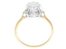 Antique Diamond Engagement Ring Side