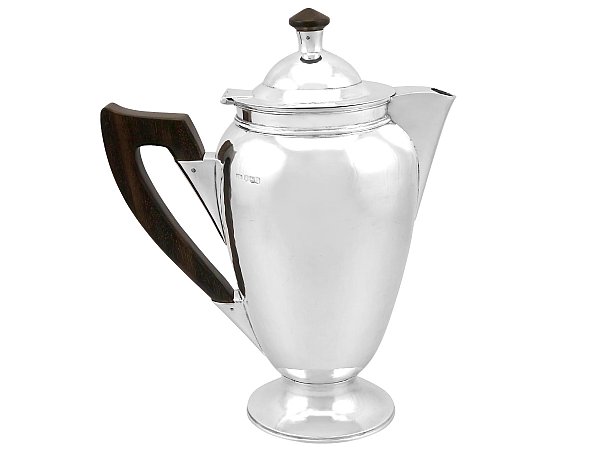 1940s Sterling Silver Coffee Pot
