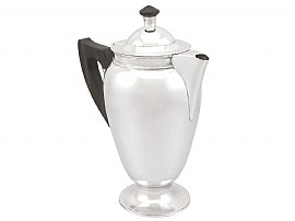 Sterling Silver Coffee Pot with Mug