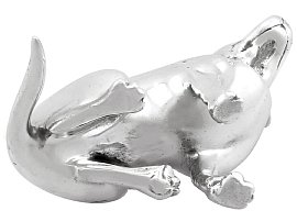 Cast Silver Dog Ornament Hallmarks