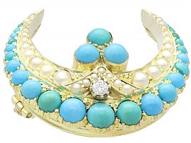 Turquoise Brooch