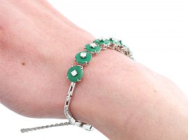 Antique Jade Bracelet For Sale
