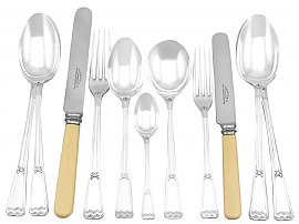Art Deco Style Silver Cutlery Service