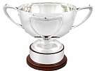 Scottish Sterling Silver Presentation Bowl - Art Nouveau - Antique Edwardian (1905)