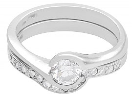 GIA Certified Diamond Solitaire and Band