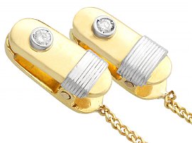 Diamond Tie Pin Gold UK