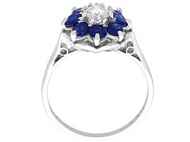 1970s Sapphire Ring Full View