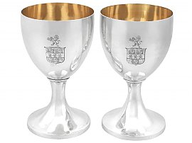 Sterling Silver Drinking Goblets