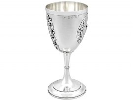 Victorian Goblet in Sterling Silver 