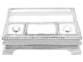 Hamilton and Inches Silver Inkstand