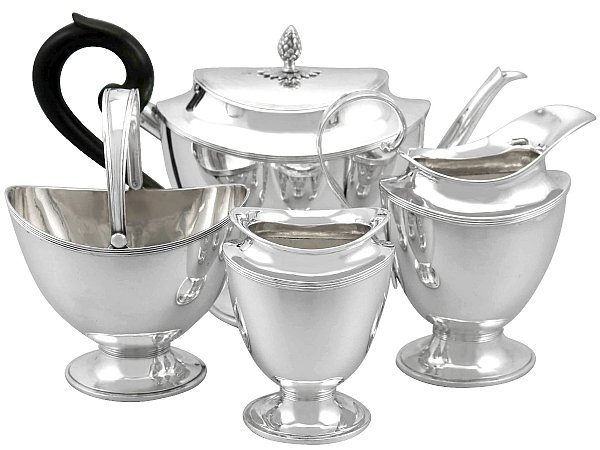 19th Century Silver Tea Set
