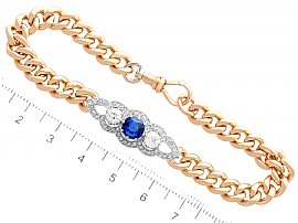 1900s Sapphire and Diamond Bracelet 