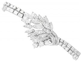 Estate Diamond Bracelet Platinum