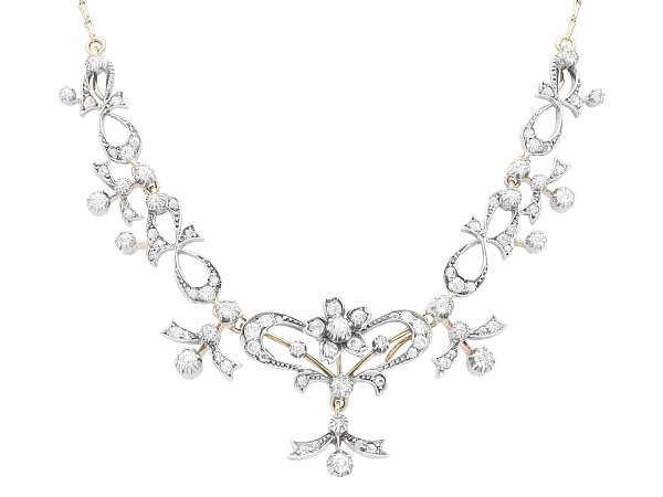19th Century Diamond Necklace UK