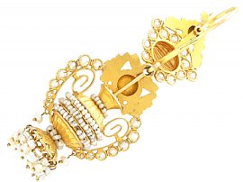 Tassel Earrings in Yellow Gold