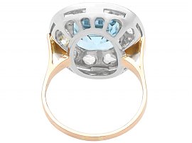 Rose Gold Aquamarine Ring