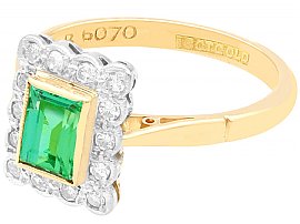 Emerald Ring Antique
