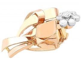 Rose Gold Diamond Earrings UK