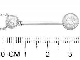 Antique Diamond Drop Necklace