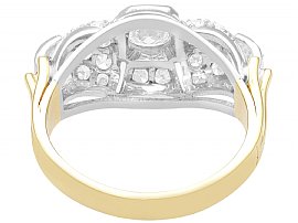 Vintage Horizontal Diamond Ring