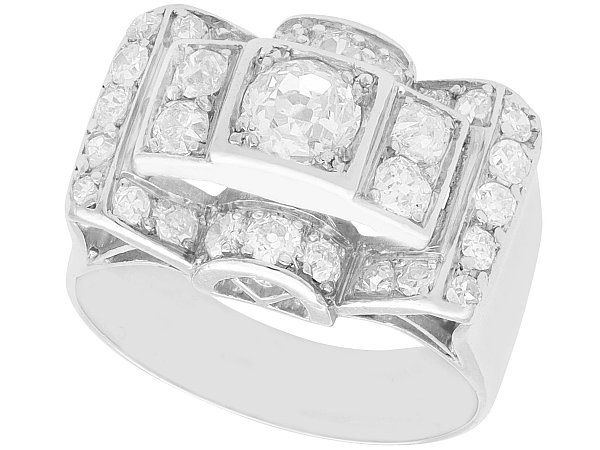Multi Stone Diamond Dress Ring