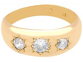 Diamond Ring Front Facing View