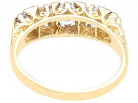 1970s Vintage Five Stone Diamond Ring