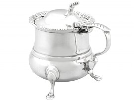 Large Boxed Silver Condiment Set 