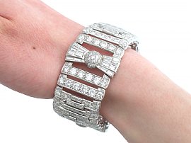 Luxury Art Deco Diamond Bracelet