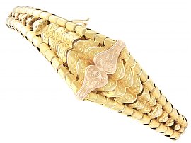 Victorian Gold Bracelet Boxed 