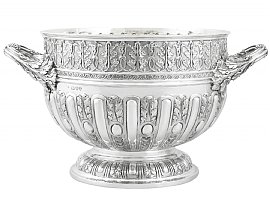Sterling Silver Presentation Bowl by Mappin & Webb - Antique Victorian (1894)