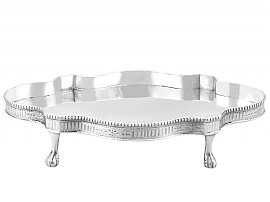 Antique Silver Teapot Stand