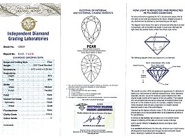 16 Carat Sapphire Ring with Diamonds Certificate 