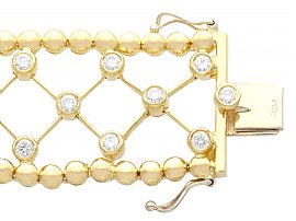 Vintage Diamond Bracelet Clasp