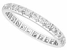0.60ct Diamond and 15ct White Gold Full Eternity Ring - Antique French Circa 1920
