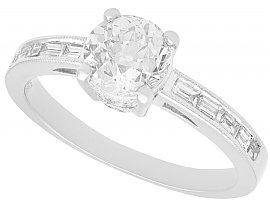 1.78 ct Diamond and Platinum Solitaire Ring - Antique and Contemporary