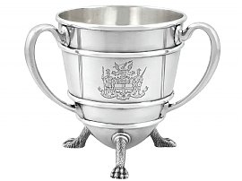 Sterling Silver Presentation Cup / Tyg - Antique Edwardian (1903)