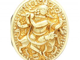 Anterior of Large Antique Gold Locket