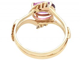 Pink Sapphire Ring in Gold