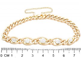 Antique Diamond Bracelet Yellow Gold 14k 
