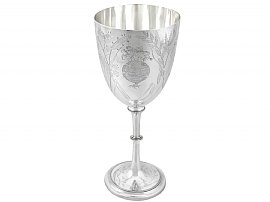 1870s Silver Goblet 