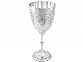 1870s Silver Goblet