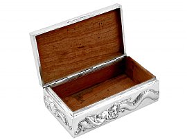 Chinese Silver Export Box UK Open 