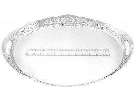 Silver Gallery Tray UK Size 