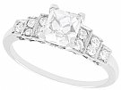 1.44ct Diamond and Platinum Solitaire Ring - Antique and Contemporary