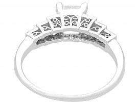 Diamond Engagement Ring Back View