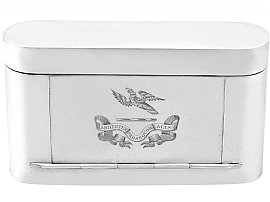 Sterling Silver Cigar Box - Antique Victorian (1896)
