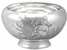 Japanese Silver Serving Bowl - Antique Circa 1900